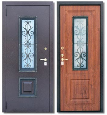 Входные двери со стеклопакетом - Ажур