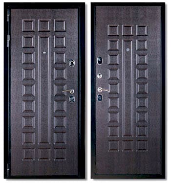 Трехконтурные двери Премиум 3к - Венге